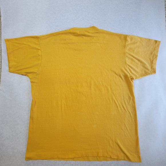 Vintage Champion Los Angeles Lakers T Shirt Yellow XLarge Basketball Graphic Tee - Picture 12 of 16